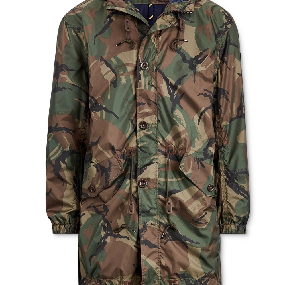 POLO RALPH LAUREN MEN’S MILITARY MARSH TRENCH COAT